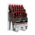 Wilmar Performance Tool Screwdriver Set with Rack, 26-Piece, Chrome-Vanadium Steel, Satin W1726